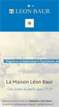 Mobile Screenshot of leon-baur.com