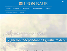 Tablet Screenshot of leon-baur.com